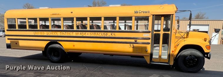 image for item IG9434 1998 Ford B800  school bus