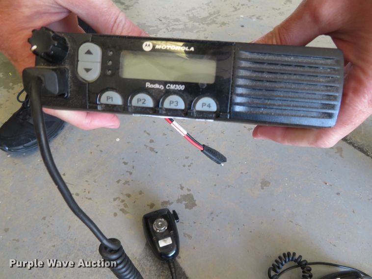 image for item JC9302 (3) Motorola M1255/CM300 two-way radios