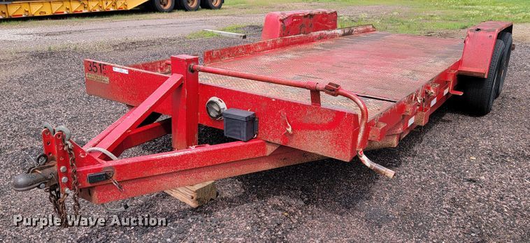 image for item JG9855 2000 DCT  tilt deck equipment trailer