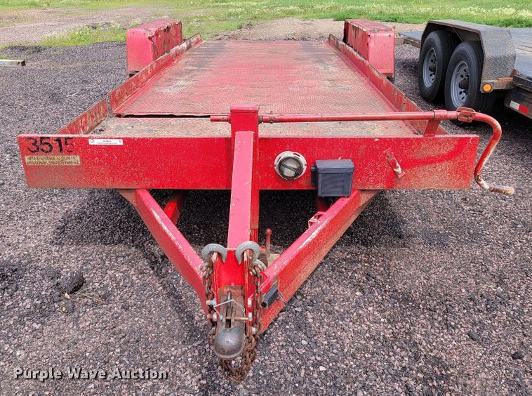 image for item JG9855 2000 DCT  tilt deck equipment trailer