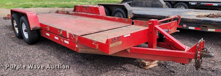 image for item JG9855 2000 DCT  tilt deck equipment trailer