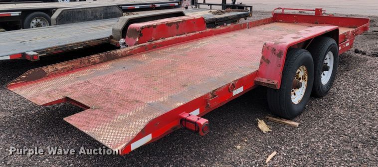 image for item JG9855 2000 DCT  tilt deck equipment trailer
