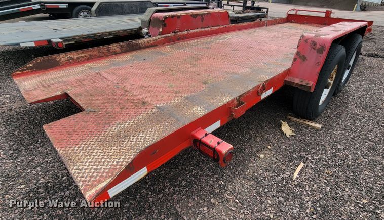 image for item JG9855 2000 DCT  tilt deck equipment trailer