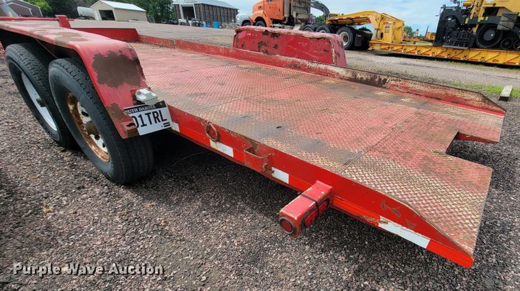 image for item JG9855 2000 DCT  tilt deck equipment trailer