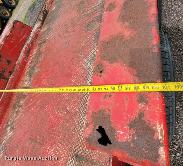 image for item JG9855 2000 DCT  tilt deck equipment trailer