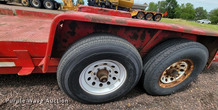 image for item JG9855 2000 DCT  tilt deck equipment trailer