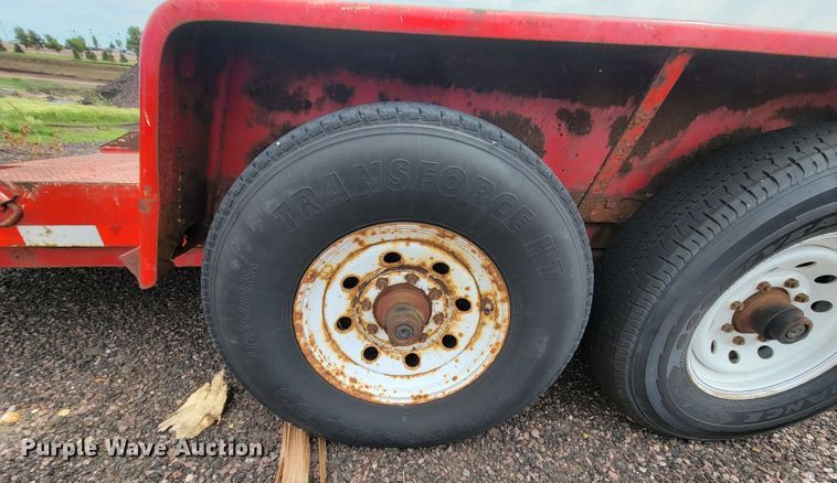 image for item JG9855 2000 DCT  tilt deck equipment trailer