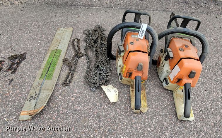 image for item JG9858 (2) Stihl MS260 chainsaws