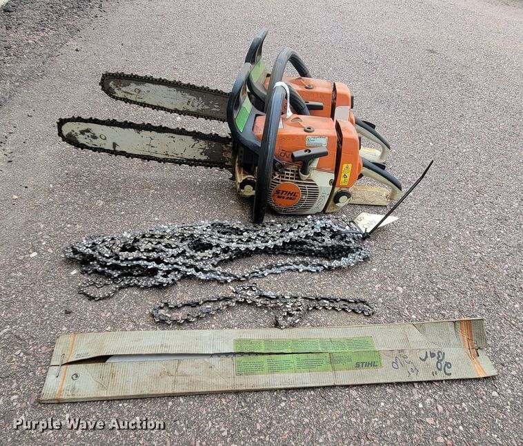image for item JG9858 (2) Stihl MS260 chainsaws