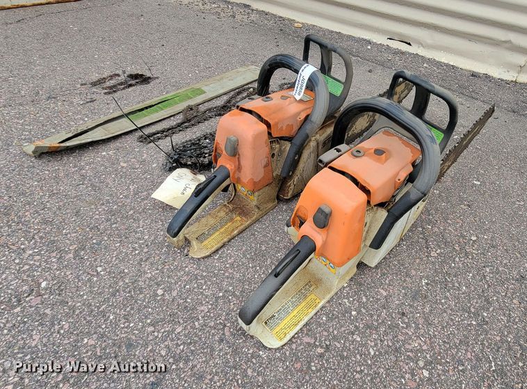 image for item JG9858 (2) Stihl MS260 chainsaws