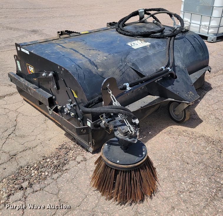 image for item JG9863 Caterpillar BP118C  skid steer sweeper