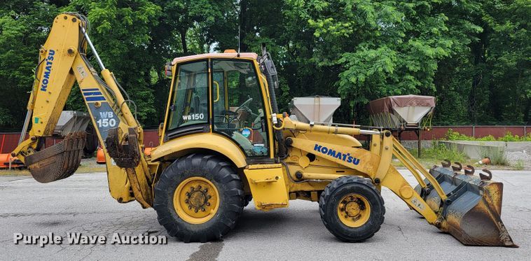 image for item JL9377 Komatsu WB150  backhoe