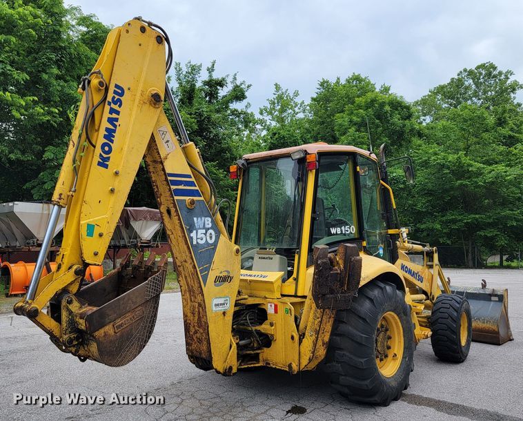 image for item JL9377 Komatsu WB150  backhoe
