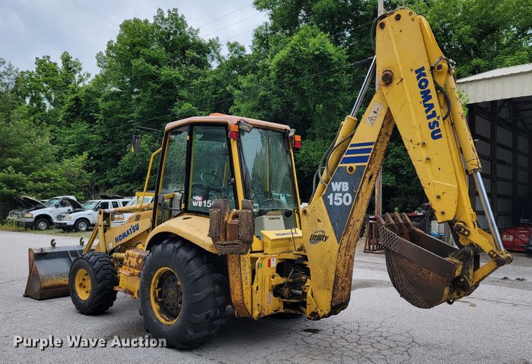 image for item JL9377 Komatsu WB150  backhoe
