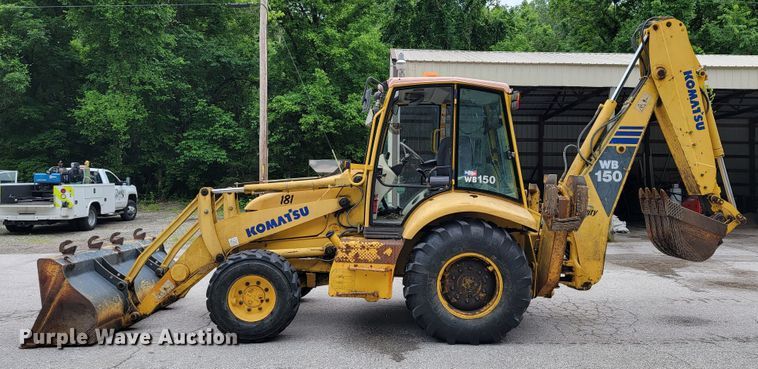image for item JL9377 Komatsu WB150  backhoe
