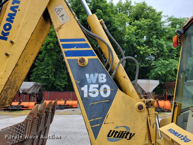 image for item JL9377 Komatsu WB150  backhoe