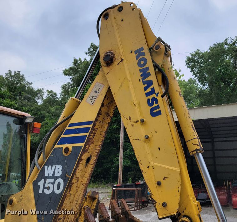 image for item JL9377 Komatsu WB150  backhoe