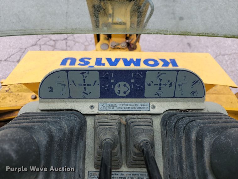 image for item JL9377 Komatsu WB150  backhoe