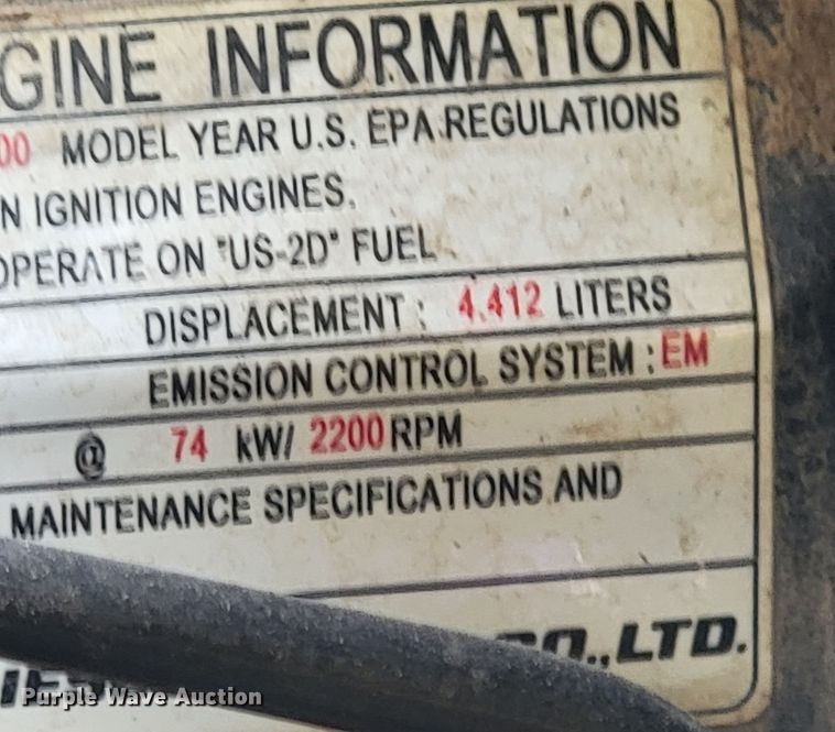 image for item JL9377 Komatsu WB150  backhoe