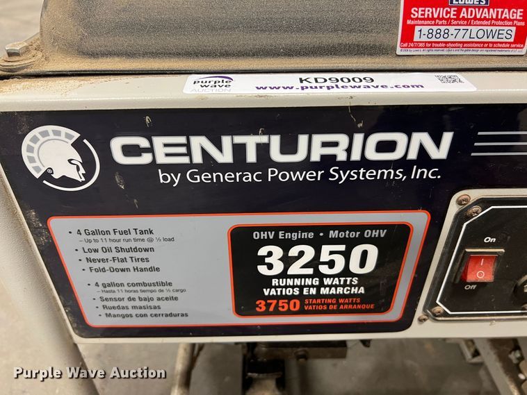 image for item KD9009 Generac Centurion  generator
