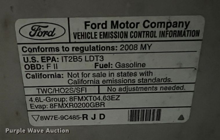 image for item KD9013 2008 Ford Explorer  SUV