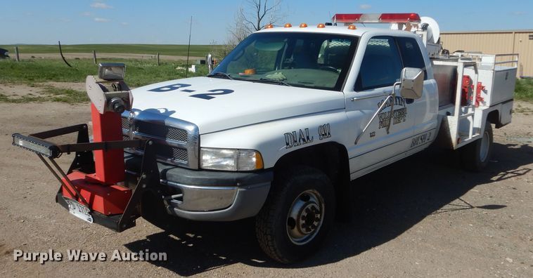 image for item KS9908 1998 Dodge Ram 3500  Quad Cab brush fire truck