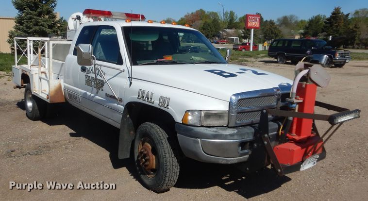 image for item KS9908 1998 Dodge Ram 3500  Quad Cab brush fire truck