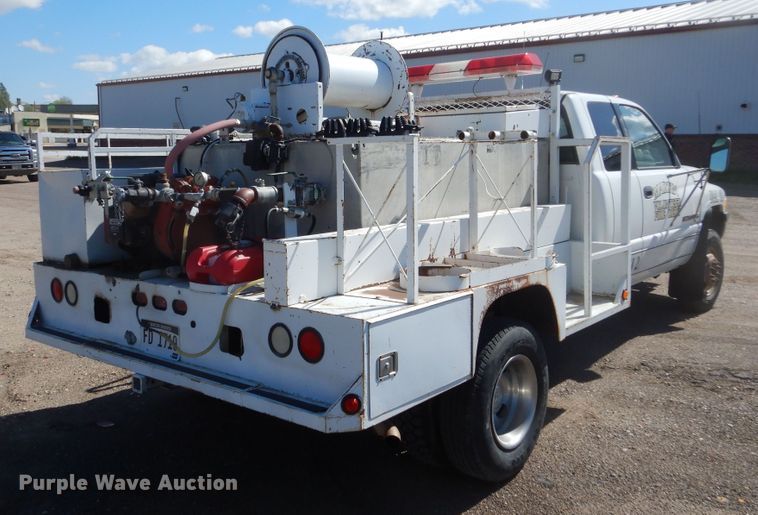 image for item KS9908 1998 Dodge Ram 3500  Quad Cab brush fire truck