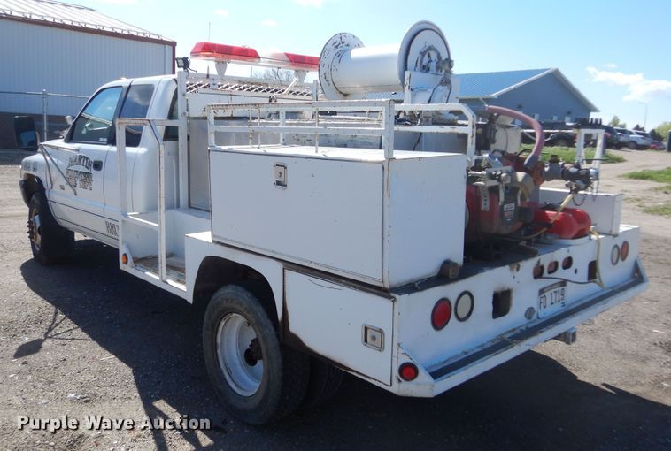 image for item KS9908 1998 Dodge Ram 3500  Quad Cab brush fire truck