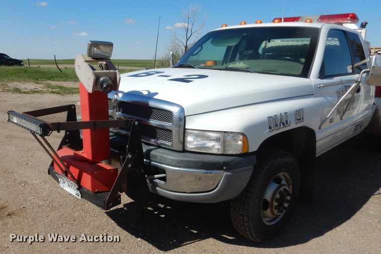 image for item KS9908 1998 Dodge Ram 3500  Quad Cab brush fire truck