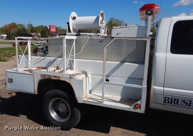 image for item KS9908 1998 Dodge Ram 3500  Quad Cab brush fire truck