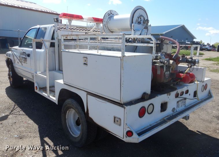 image for item KS9908 1998 Dodge Ram 3500  Quad Cab brush fire truck