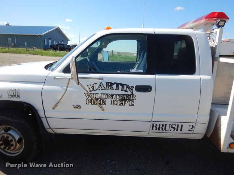 image for item KS9908 1998 Dodge Ram 3500  Quad Cab brush fire truck