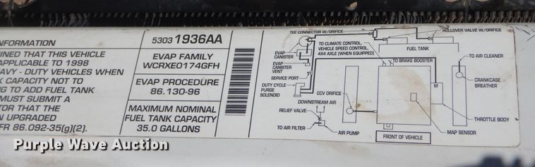 image for item KS9908 1998 Dodge Ram 3500  Quad Cab brush fire truck