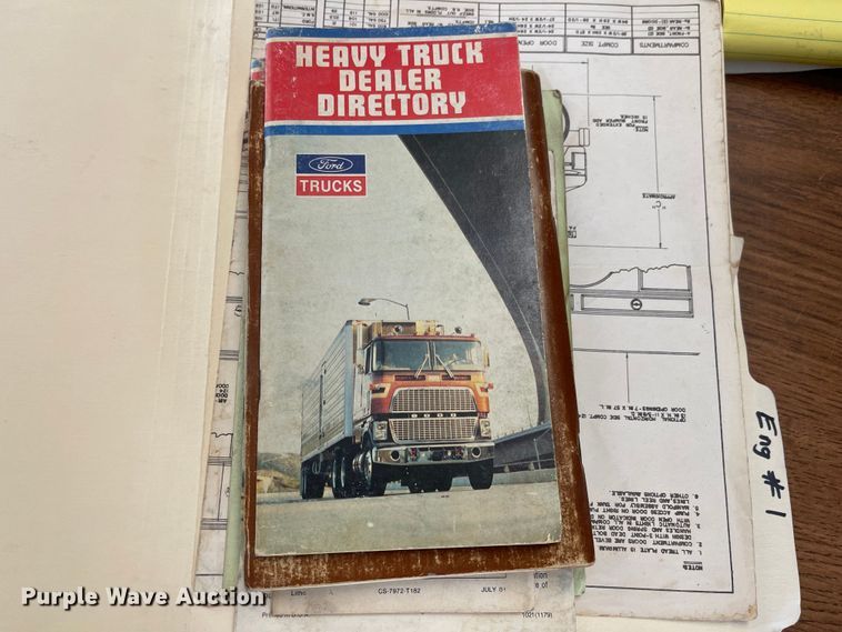 image for item LF9010 1982 Ford F800  pumper fire truck