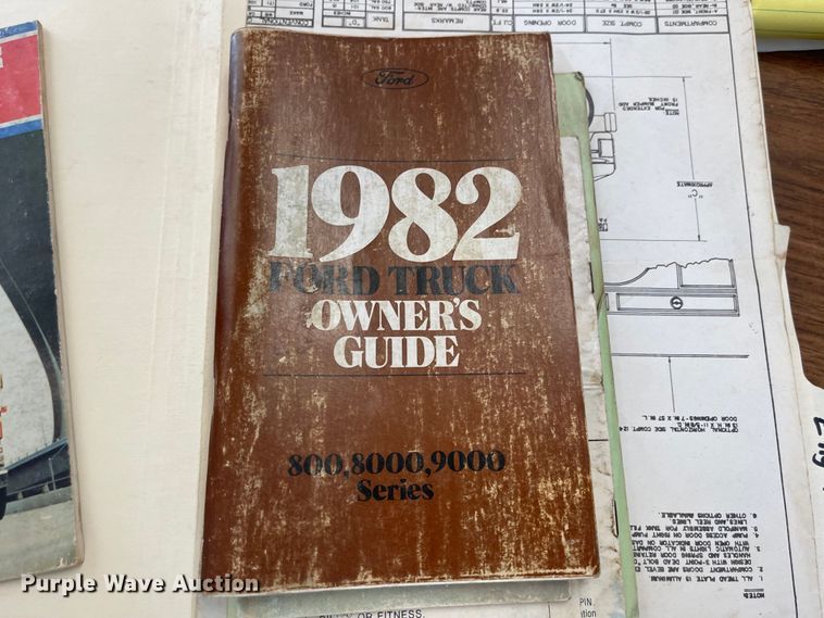 image for item LF9010 1982 Ford F800  pumper fire truck