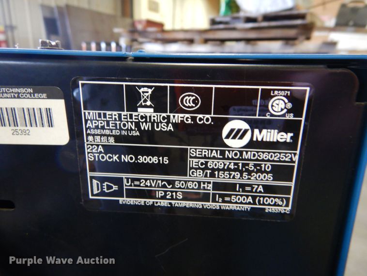 image for item LS9268 Miller Shopmate 300DX  welder