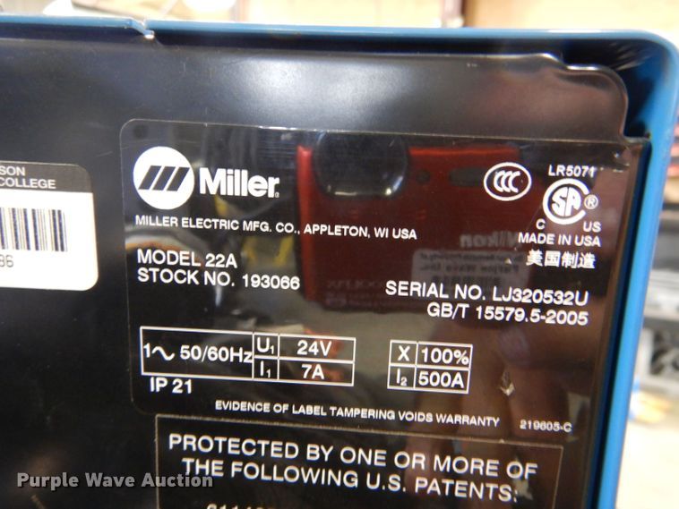 image for item LS9269 Miller Shopmate 300DX  welder