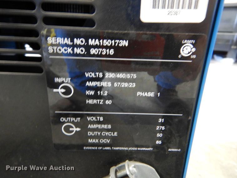 image for item LS9270 Miller Shopmate 300DX  welder