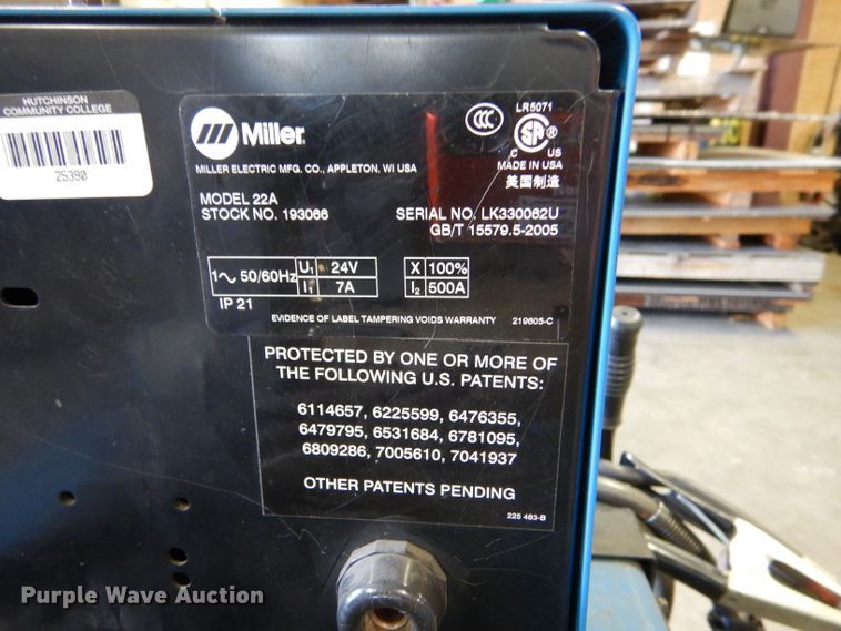 image for item LS9271 Miller Shopmate 300DX  welder