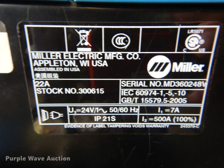 image for item LS9273 Miller Shopmate 300DX  welder