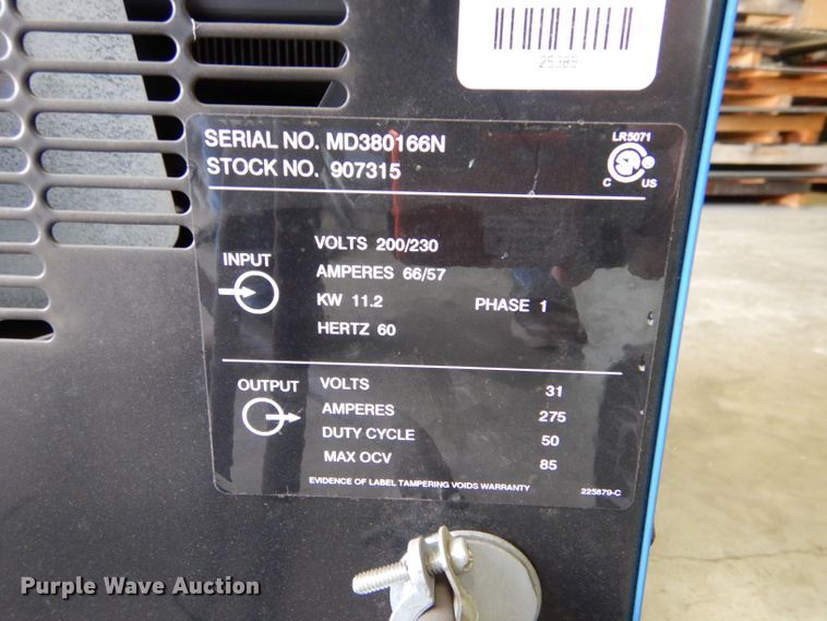 image for item LS9273 Miller Shopmate 300DX  welder