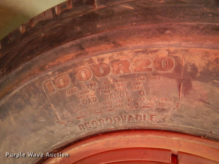 image for item LT9820 (8) 10.00R20 tires