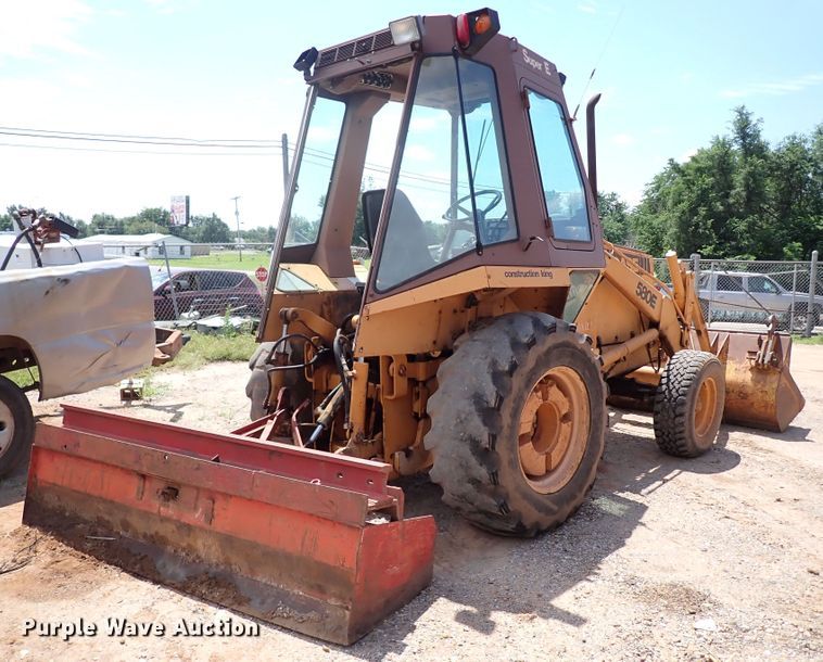 image for item LU9024 1984 Case 580 Super E  landscape tractor