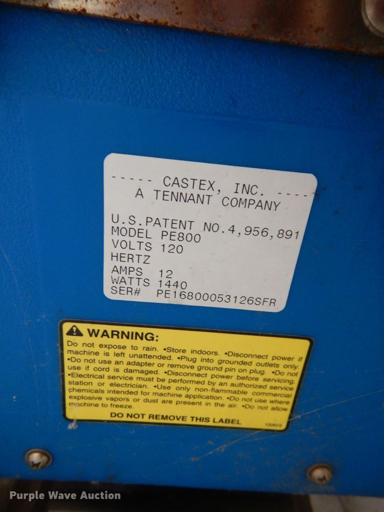 image for item MD9062 Castex Power Eagle 800  carpet extractor