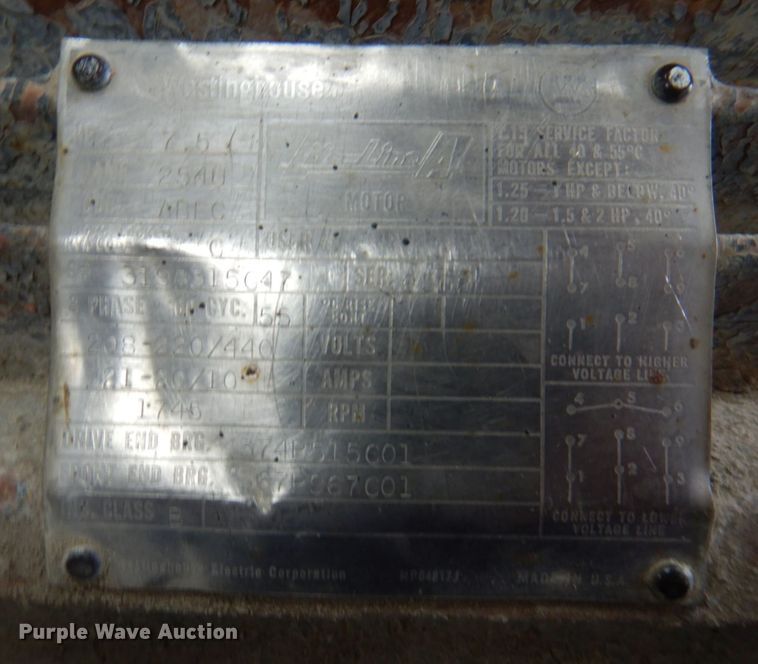 image for item MU9619 Bam  electric motor