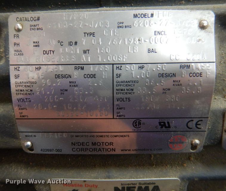 image for item MU9619 Bam  electric motor