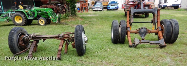 image for item DH8533 RV front and rear axle assemblies