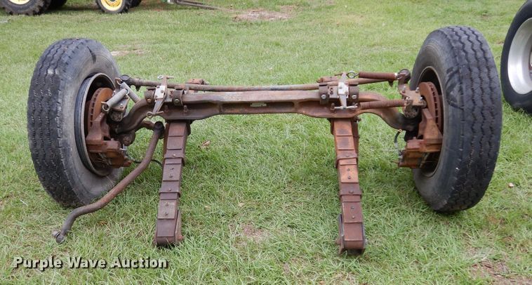 image for item DH8533 RV front and rear axle assemblies