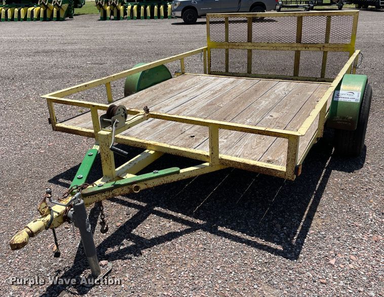 Shop built utility trailer in Altus, OK | Item DJ5222 sold | Purple Wave